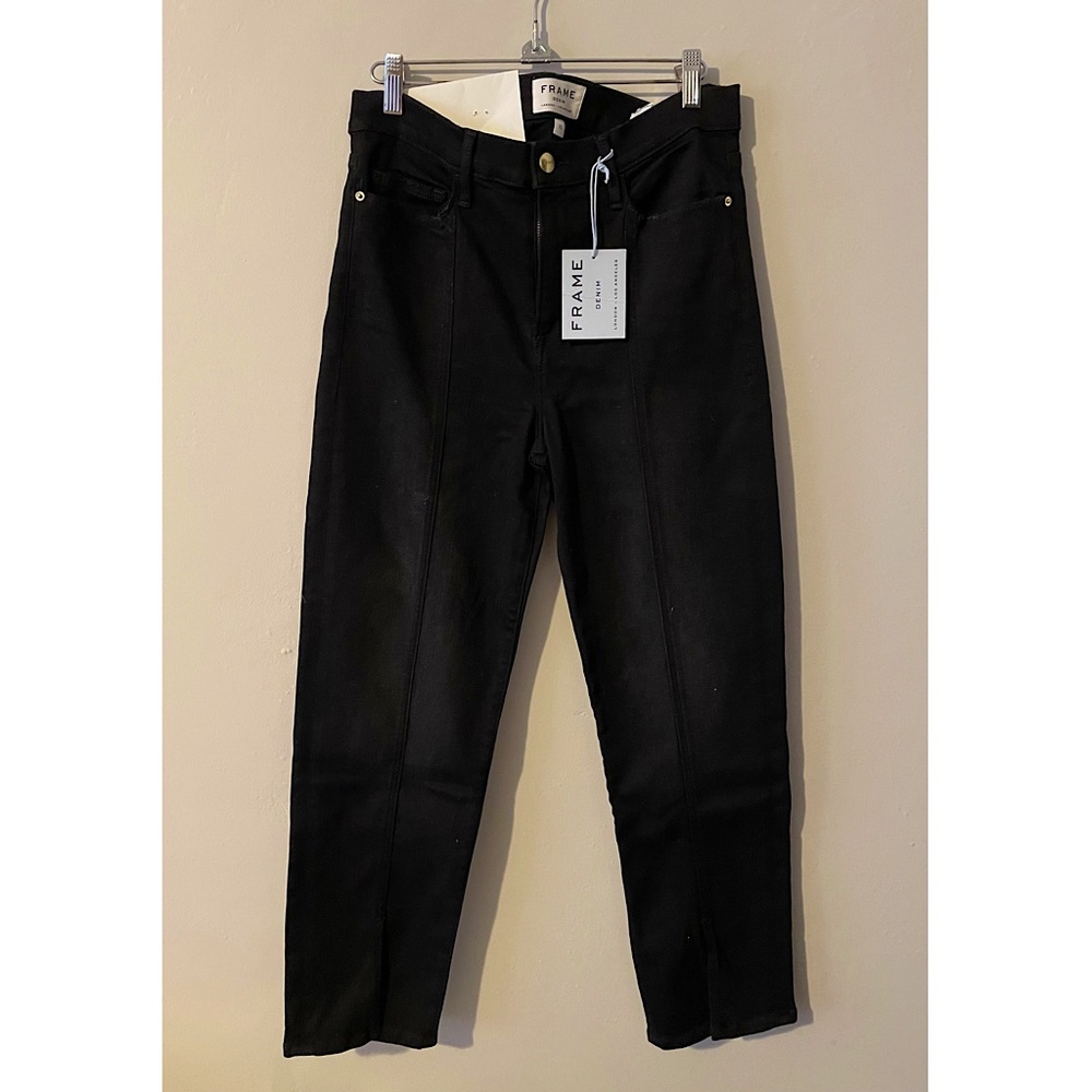 Frame high-rise Le Nouveau Straight jeans